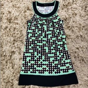BCBGMAXAZRIA Multicolor Jersey Sleeveless Dress XS